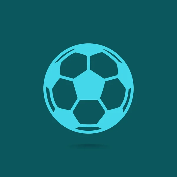 Ícone de bola de futebol — Vetor de Stock