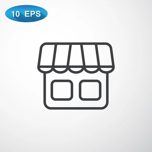 Loja ou loja ícone —  Vetores de Stock