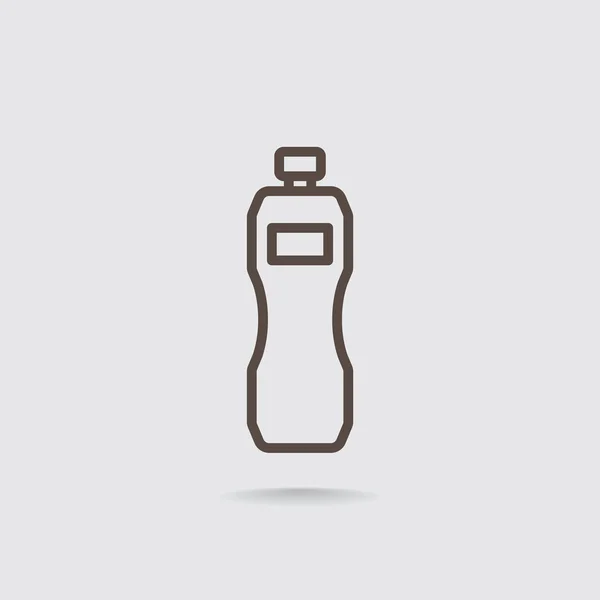 Plastic bottle icon — Stock Vector