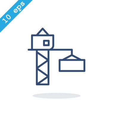 Piktogram vinç kanca simgesinin