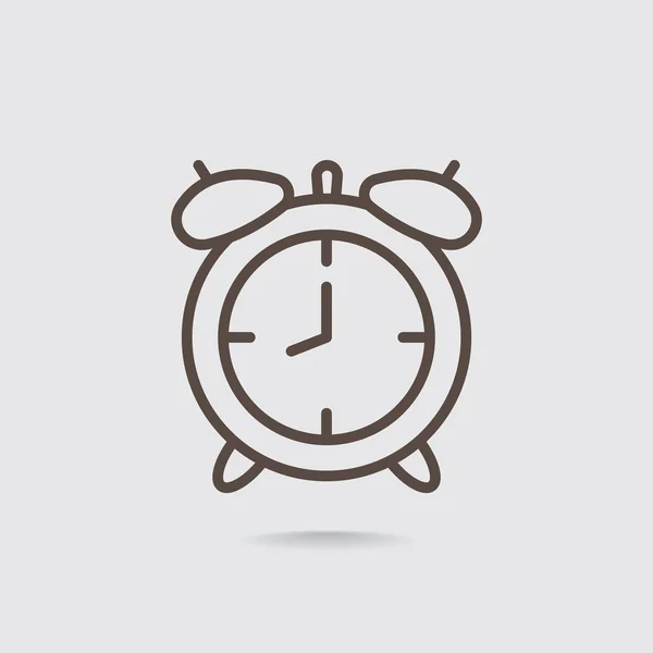 Icono del reloj despertador — Vector de stock