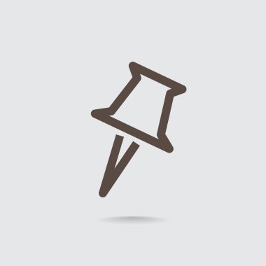 Raptiye düğme simgesi.