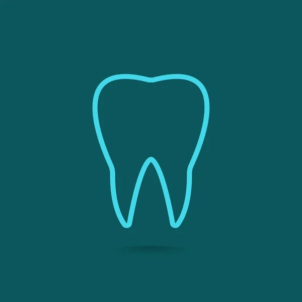 Icono de medicina dental — Vector de stock