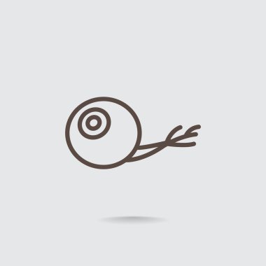 Göz anatomisi simgesini