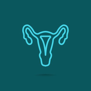 Anatomi kadın hastalıkları simgesi