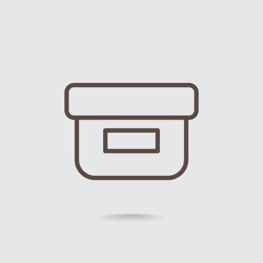 yiyecek kabı simgesi