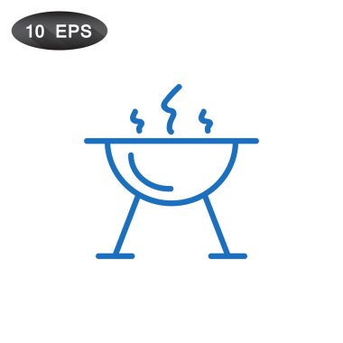 mangal barbekü simgesi