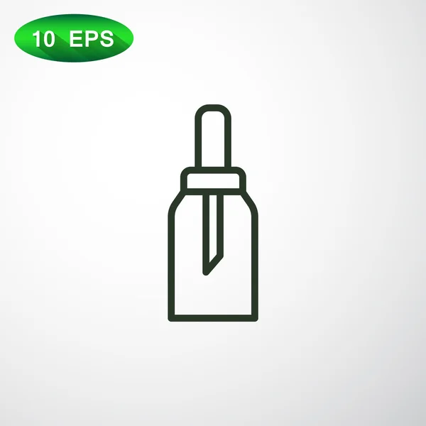 Pompa dozownik butelki z tworzyw sztucznych. — Wektor stockowy