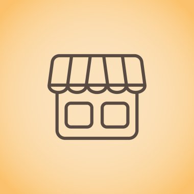 dükkan ya da mağaza simgesi