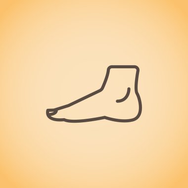 İnsan ayağı simgesi