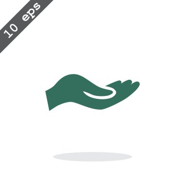 sadaka, web simgesi vermek.