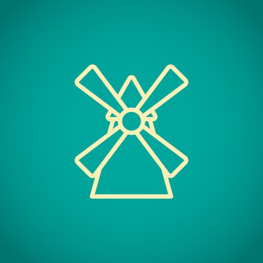 Tarım yel değirmeni simgesi