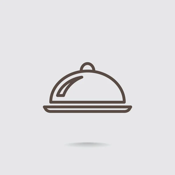 Ícone de bandeja de cozinha — Vetor de Stock