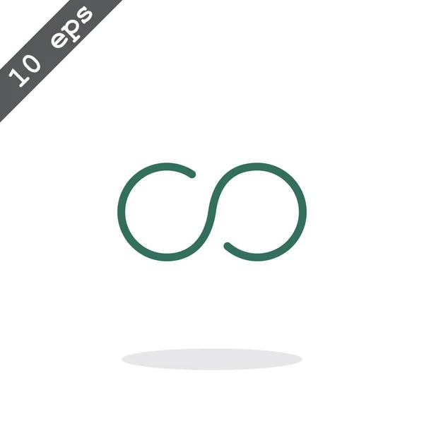 Infinity sign icon — Stock Vector