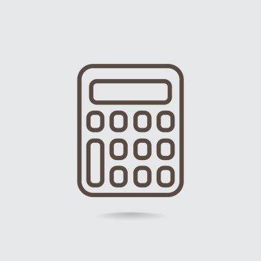 hesap makinesi web simgesi.