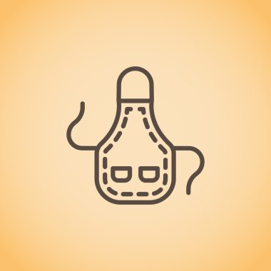 Mutfak önlüğü simgesi