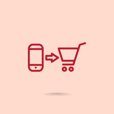 bir cep telefonu satın alma simgesi