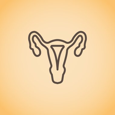 Anatomi kadın hastalıkları simgesi