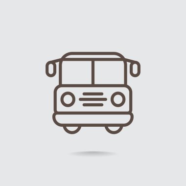 okul servisi simgesi