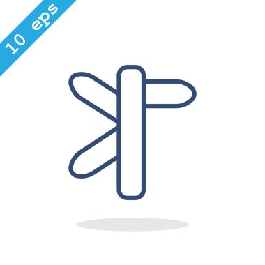 yön işareti simgesi