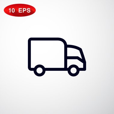 eve teslim, web simgesi.