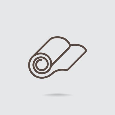 rulo duvar kağıdı simgesinin