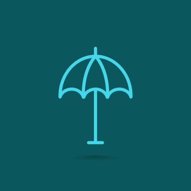 Plaj şemsiye simgesi