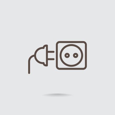 Tak ve soket simgeler