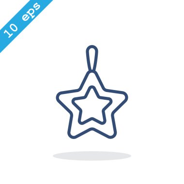 Noel yıldızı simge.