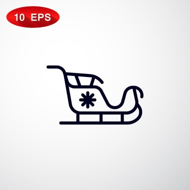 Noel Baba'nın kızağı simgesi