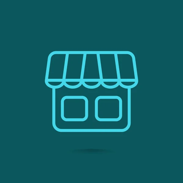 Pictogram winkel of winkel — Stockvector