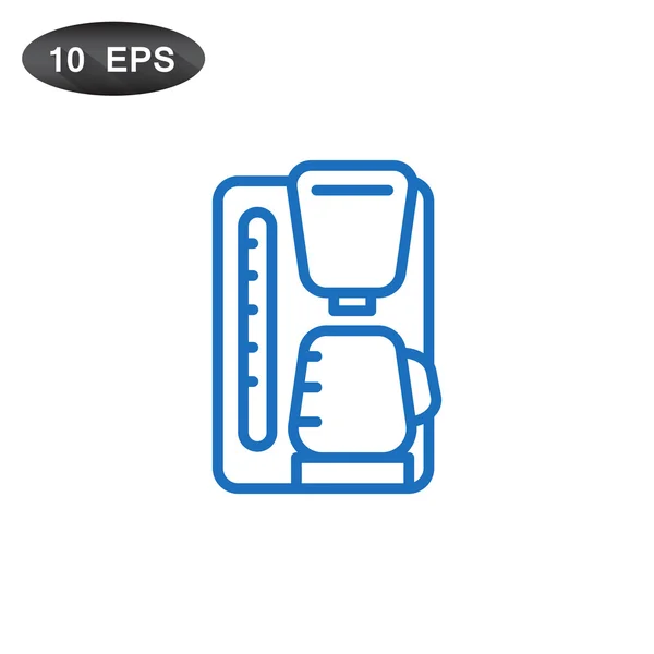 Icono de máquina de café — Vector de stock