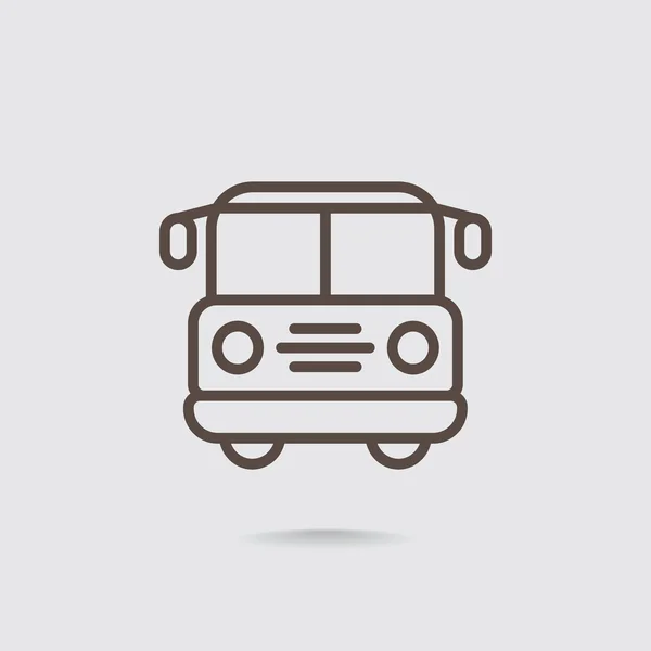 School bus icon — Stock Vector