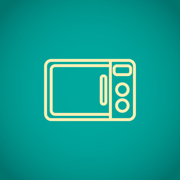 Microwave oven icon