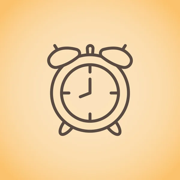 Icono del reloj despertador — Vector de stock