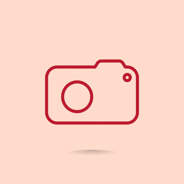 Icono de cámara fotográfica — Vector de stock