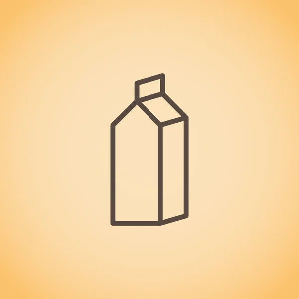 牛奶的包装容器 — 图库矢量图片