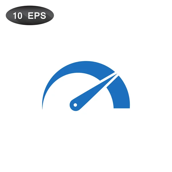 Pictograph dari ikon speedometer . - Stok Vektor