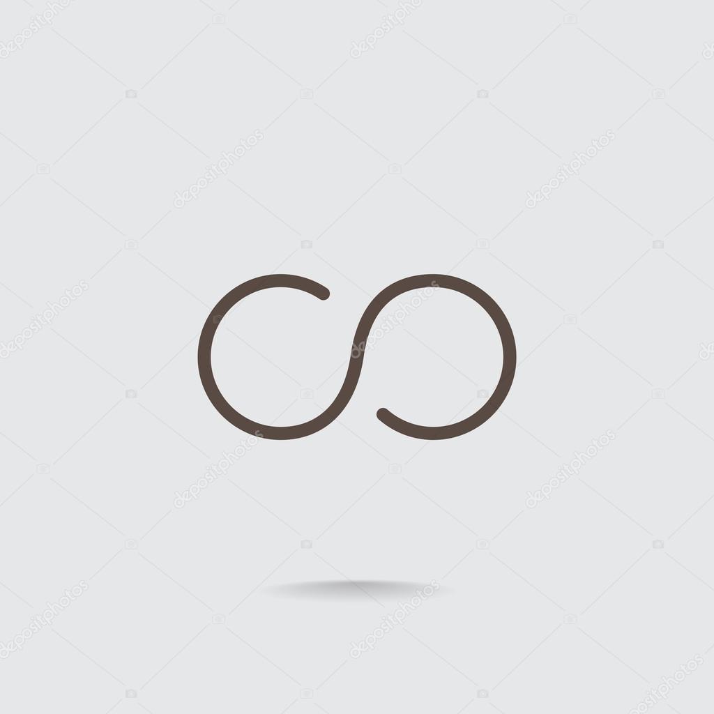 infinity sign icon