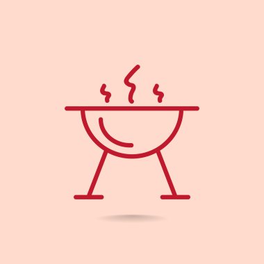 mangal barbekü simgesi