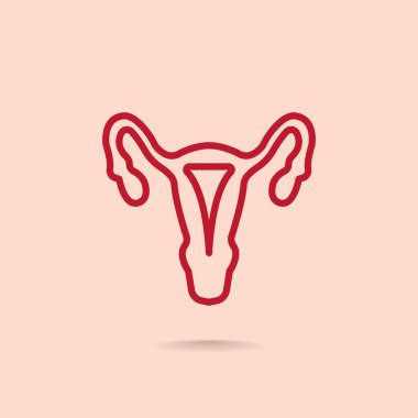 Anatomi kadın hastalıkları simgesi