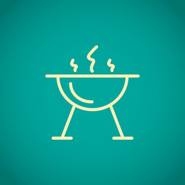 mangal barbekü simgesi