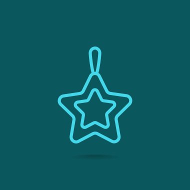 Noel yıldızı simge.