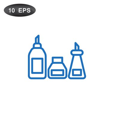 mutfak şişe set simgesi  