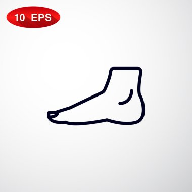 İnsan ayağı simgesi