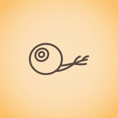 Göz anatomisi simgesini