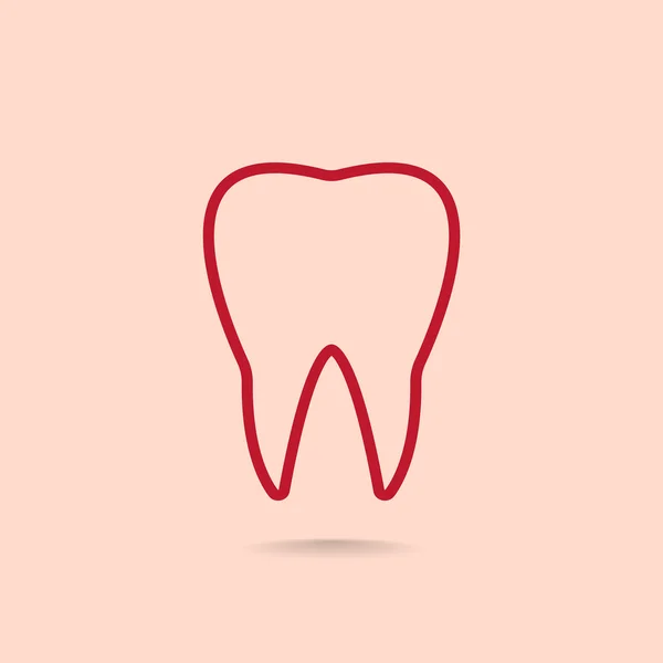 Icono de medicina dental — Vector de stock