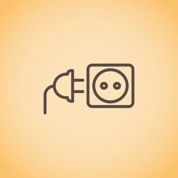 Plug and socket icons Stock Vector by ©Mr.Webicon 102079646