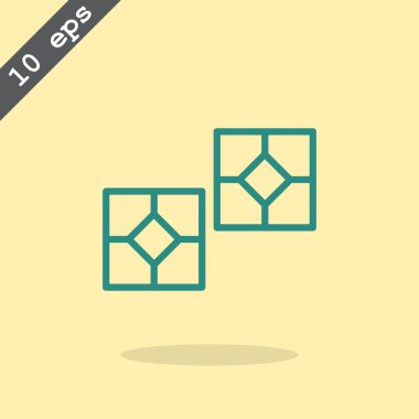 Yapı malzemeleri - fayans simgesi