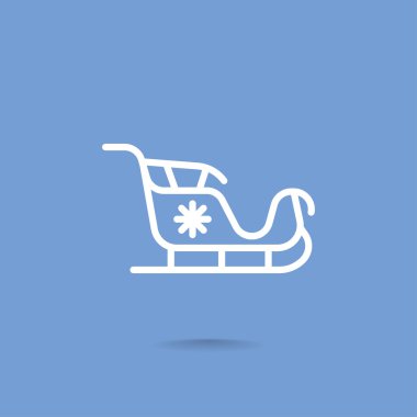 Noel Baba kızağı simgesi